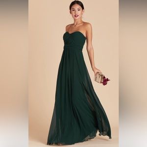 Birdy Grey Grace convertible bridesmaid dress in Emerald, size S